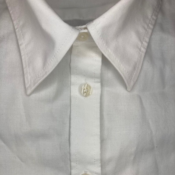Chaps Petite Button-Up Shirt | White | Size S - Picture 5 of 6